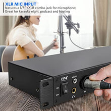 Load image into Gallery viewer, Pyle Rack Mount Studio Pre-Amplifier - Audio Receiver System w/Digital LCD Display Bluetooth FM Radio Recording Mode Remote Control USB Flash or SD Card Reader Input and Output Jack - PPRE70BT