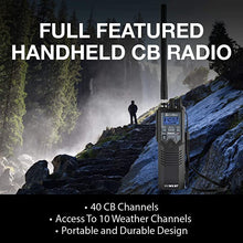 Load image into Gallery viewer, Cobra HH50WXST Hand Held CB Radio - Emergency Radio, Travel Essentials, Earphone Jack, 4 Watt, Noise Reduction & NOAA Alerts