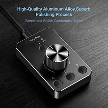 Load image into Gallery viewer, Vaydeer Multimedia Controller Knob with One-Click Mute Function and 3 Volume Control Modes Audio Adjuster Volume Controller for Win7/8/10/MAC