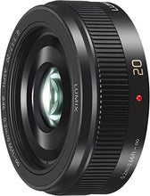 Load image into Gallery viewer, PANASONIC LUMIX G II Lens, 20MM, F1.7 ASPH, MIRRORLESS Micro Four Thirds, H-H020AK (USA Black)