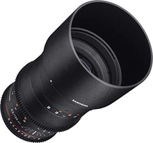 Load image into Gallery viewer, Samyang SYDS135M-N VDSLR II 135 mm f/2.2-22 Telephoto-Prime Lens for Nikon F Mount Digital SLR Cameras