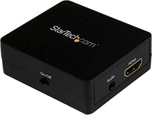Load image into Gallery viewer, StarTech.com HDMI Audio Extractor - HDMI to 3.5mm Audio Converter - 2.1 Stereo Audio - 1080p (HD2A),Black