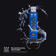 Load image into Gallery viewer, iStorage datAshur PRO 128GB | Encrypted UBS Memory Stick | FIPS 140-2 Level 3 Certified | Password Protected | Dust/Water Resistant. IS-FL-DA3-256-128