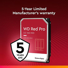Load image into Gallery viewer, Western Digital 8TB WD Red Pro NAS Internal Hard Drive HDD - 7200 RPM, SATA 6 Gb/s, CMR, 256 MB Cache, 3.5" - WD8003FFBX