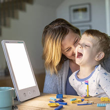 Load image into Gallery viewer, Verilux HappyLight Luxe - UV-Free LED Therapy Lamp, Bright White Light with 10,000 Lux, Adjustable Brightness, Color, and Countdown Timer
