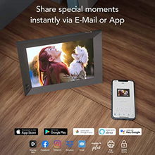 Load image into Gallery viewer, Nixplay 9.7 inch Smart Digital Photo Frame with WiFi and 2K Display (W10E) - Black - Share Photos and Videos Instantly via Email or App