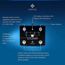 Load image into Gallery viewer, STOMP Bluetooth 4.0 Page Turner & App Controller Foot Switch Pedal by Coda Music Technologies (Made in USA)