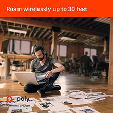 Load image into Gallery viewer, Plantronics - Voyager Focus UC with Charge Stand (Poly) - Bluetooth Dual-Ear (Stereo) Headset with Boom Mic - USB-A PC/Mac Compatible - Active Noise Canceling-Works with Teams (Certified), Zoom & more