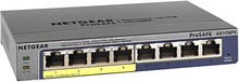 Load image into Gallery viewer, NETGEAR 8-Port PoE Gigabit Ethernet Plus Switch (GS108PEv3) - Managed, with 4 x PoE @ 53W, Desktop or Wall Mount, and Limited Lifetime Protection