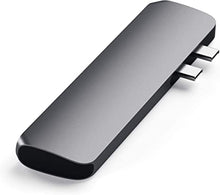 Load image into Gallery viewer, Satechi Aluminum Type-C Pro Hub Adapter with USB-C PD (40 Gbps), 4K HDMI, USB-C Data, SD/Micro Card Reader, USB 3.0 - Compatible with 2020/2018 MacBook Air, 2020/2019 MacBook Pro (Space Gray)