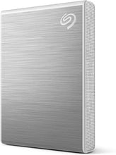 Load image into Gallery viewer, Seagate One Touch SSD 1TB External SSD Portable – Silver, speeds up to 1030MB/s, with Android App, 1yr Mylio Create, 4mo Adobe Creative Cloud Photography Plan and Rescue Services (STKG1000401)