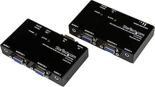 Load image into Gallery viewer, StarTech.com VGA Video Extender over Cat 5 with Audio - Up to 500ft (150m) - VGA over Cat5 Extender - 1 Local and 1 Remote (ST122UTPA) Black