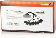 Load image into Gallery viewer, StarTech.com USB to Serial Adapter Hub - 8 Port - DB9 (9-pin) - USB Serial - FTDI USB to RS232 Adapter - USB Serial (ICUSB2328)