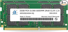 Load image into Gallery viewer, Adamanta 64GB (2x32GB) Memory Upgrade for 2019 & 2020 Apple iMac 27" (iMac 19,1 iMac 20,1 iMac 20,2) Retina 5K Display, 2018 Mac Mini DDR4 2666Mhz PC4-21300 SODIMM 2Rx8 CL19 1.2v DRAM RAM