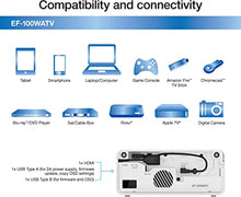 Load image into Gallery viewer, Epson EF-100 Smart Streaming Laser Projector with Android TV - White