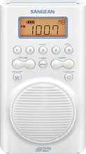 Load image into Gallery viewer, Sangean H205 AM/FM Weather Alert Waterproof Shower Radio White