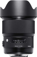 Load image into Gallery viewer, Sigma 20mm F1.4 Art DG HSM Lens for Nikon