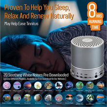 Load image into Gallery viewer, Sound Oasis Sound Machine for Sleep - Built in Bluetooth Speaker Big Bass Sound - Portable Home and Travel White Noise Machine - Over 20 White Noise Playlists and Nature Sounds for Adults and Babies