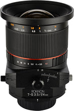 Load image into Gallery viewer, Rokinon TSL24M-C 24mm f/3.5 Tilt Shift Fixed Lens for Canon
