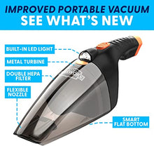 Load image into Gallery viewer, Portable Car Vacuum Cleaner: High Power Handheld Vacuum w/LED Light -110W 12v Best Car & Auto Accessories Kit for Detailing and Cleaning Car Interior - 16 Foot Cable