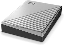 Load image into Gallery viewer, WD 4TB My Passport Ultra for Mac Silver Portable External Hard Drive HDD, USB-C and USB 3.1 Compatible - WDBPMV0040BSL-WESN