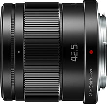 Load image into Gallery viewer, Panasonic LUMIX G LENS, 42.5MM, F1.7 ASPH., MIRRORLESS MICRO FOUR THIRDS, POWER OPTICAL I.S., H-HS043K (USA BLACK)