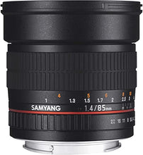 Load image into Gallery viewer, Samyang SY85M-C 85mm F1.4 Fixed Lens for Canon