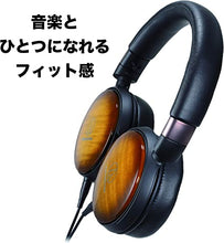 Load image into Gallery viewer, Audio-Technica ATH-WP900 Over-Ear High-Resolution Headphones, Flame Maple/Black