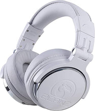 Load image into Gallery viewer, 2CANZ Pro Matte White Over-Ear Professional Wired DJ Headphones - Enhanced 50mm Neodymium Drivers, Closed Back, Plush Comfrasoft Ear Cushions, 8-Way Adjustable Earpads, Foldable, and Joint Listening