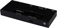 Load image into Gallery viewer, StarTech.com 2 Port HDMI Switch w/ Automatic and Priority Switching - 2 In 1 Out HDMI Selector with Automatic Priority Switching û 1080p (VS221HDQ),Black