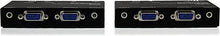 Load image into Gallery viewer, StarTech.com VGA Video Extender over Cat 5 with Audio - Up to 500ft (150m) - VGA over Cat5 Extender - 1 Local and 1 Remote (ST122UTPA) Black