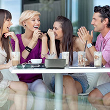 Load image into Gallery viewer, JTD Wireless Stereo Music Speaker Bluetooth Wireless Speaker, High Definition Audio, 10W Two Acoustic Drivers, Rechargeable Battery (Silver)