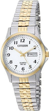 Load image into Gallery viewer, Citizen Quartz Womens Watch, Stainless Steel, Classic, Two-Tone (Model: EQ2004-95A)