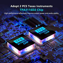 Load image into Gallery viewer, Fosi Audio BT30D Bluetooth 5.0 Stereo Audio Receiver Amplifier 2.1 Channel Mini Hi-Fi Class D Integrated Amp 50 Watt x2+100 Watt for Home Outdoor Passive Speakers/Subwoofer Powered Subwoofer