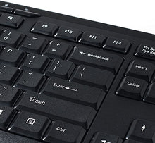 Load image into Gallery viewer, Verbatim Wireless Silent Mouse & Keyboard Combo - 2.4GHz with Nano Receiver - Ergonomic, Noiseless, and Silent for Mac and Windows - Graphite (99779)