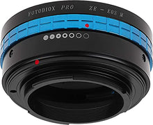 Load image into Gallery viewer, Fotodiox Pro Lens Mount Adapter, Mamiya ZE (35mm) Lens to EOS M EF-m Camera Body