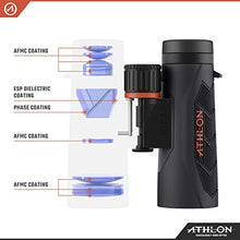 Load image into Gallery viewer, Athlon Optics Midas G2 10x42 UHD Binocular for Adults and Kids, Waterproof, high Power Durable Binoculars for Bird Watching, Hunting, Concert, Sports