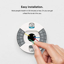 Load image into Gallery viewer, Google Nest Learning Thermostat - Programmable Smart Thermostat for Home - 3rd Generation Nest Thermostat - Works with Alexa - Mirror Black