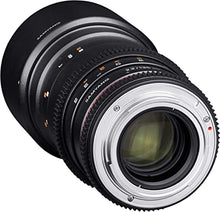Load image into Gallery viewer, Samyang SYDS135M-N VDSLR II 135 mm f/2.2-22 Telephoto-Prime Lens for Nikon F Mount Digital SLR Cameras
