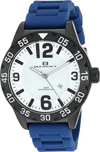 Load image into Gallery viewer, Oceanaut Men's 'Aqua One' Quartz Stainless Steel and Silicone Watch, Color:Blue (Model: OC2714)