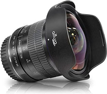 Load image into Gallery viewer, Altura Photo 8mm f/3.0 Professional for Canon Wide Angle Lens Aspherical Fisheye Lens for Canon EOS 90D 80D 77D Rebel T8i T7 T7i T6i T6s T6 T100 SL2 SL3 DSLR Cameras with Canon EF Lens Mount