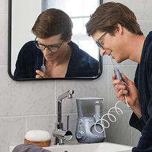 Load image into Gallery viewer, Waterpik Aquarius Water Flosser Professional For Teeth, Gums, Braces, Dental Care, Electric Power With 10 Settings, 7 Tips For Multiple Users And Needs, ADA Accepted, Gray WP-667
