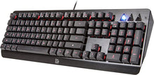 Load image into Gallery viewer, Thermaltake Tt eSPORTS Challenger Edge Aluminum Faceplate 8 Color LED Backlighting Fast Response Key Anti-Ghosting Membrane Gaming Keyboard KB-CHE-MBBLUS-01, Black