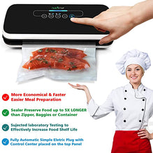 Load image into Gallery viewer, NutriChef PKVS Vacuum_Sealer_Machine, 12", Black