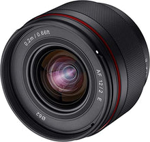 Load image into Gallery viewer, Rokinon 12mm F2.0 AF Ultra Wide Angle Auto Focus Lens for Sony E Mount (IO12AF-E)