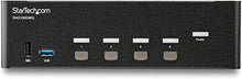 Load image into Gallery viewer, StarTech.com StarTech.com 4-Port Dual Monitor HDMI KVM Switch with Audio & USB 3.0 hub - 4K 30Hz - 4 PC Mac Computer KVM Switch Box for HDMI Display (SV431DHD4KU)