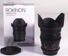 Load image into Gallery viewer, Rokinon Cine DS DS24M-C 24mm T1.5 ED AS IF UMC Full Frame Cine Wide Angle Lens for Canon EF