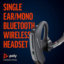 Load image into Gallery viewer, Plantronics - Voyager 5200 UC (Poly) - Bluetooth Single-Ear (Monaural) Headset - Compatible to connect to your PC and/or Mac - Works with Teams, Zoom & more - Noise Canceling