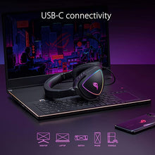 Load image into Gallery viewer, ASUS ROG Delta S Gaming Headset with USB-C | Ai Powered Noise-Canceling Microphone | Over-Ear Headphones for PC, Mac, Nintendo Switch, and Sony Playstation | Ergonomic Design , Black