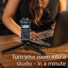 Load image into Gallery viewer, Tascam DR-07X Stereo Handheld Digital Audio Recorder and USB Audio Interface , Black